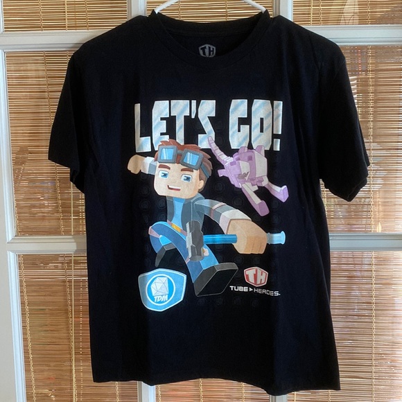 Boys Tube Heroes The Diamond Minecart boys graphic T-Shirt. - Picture 1 of 5